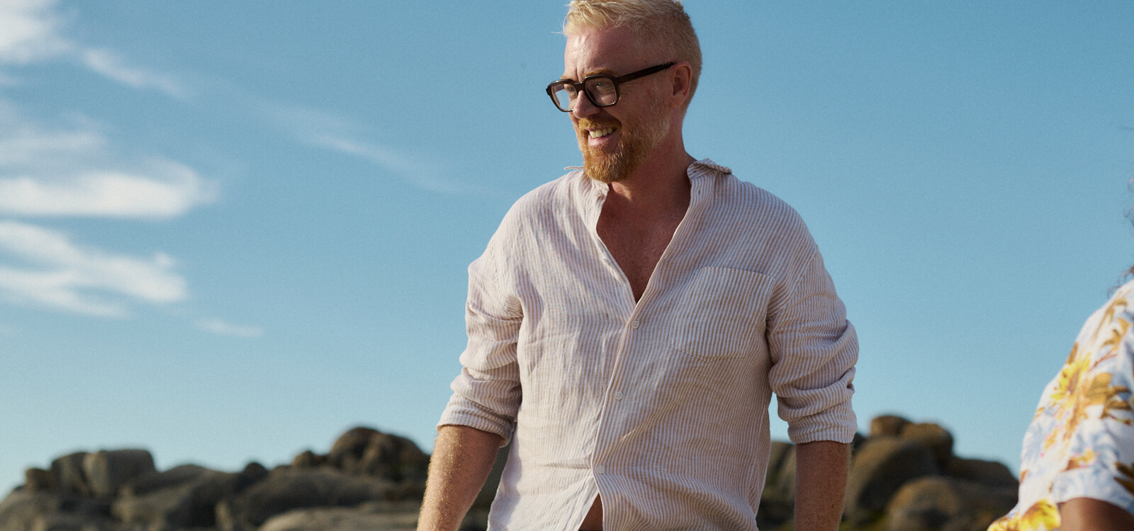 Ein Mann am Strand Ein Mann am Strand